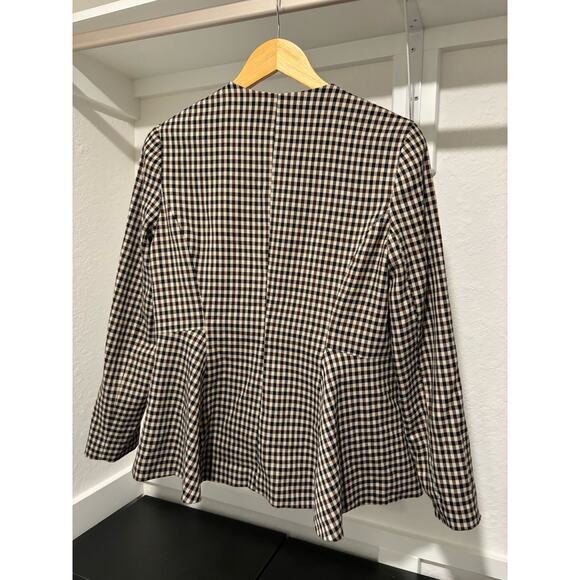 Waverly Grey Plaid Pipa Jacket Sz M - Picture 7 of 8